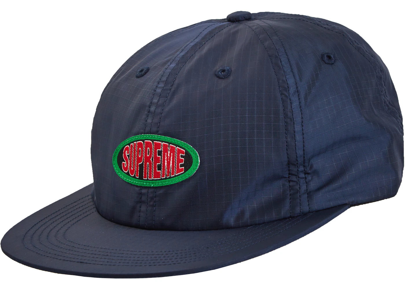 Supreme Oval Label 6-Panel Navy