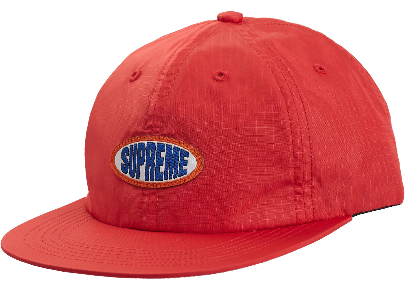 Supreme Oval Label 6-Panel Red