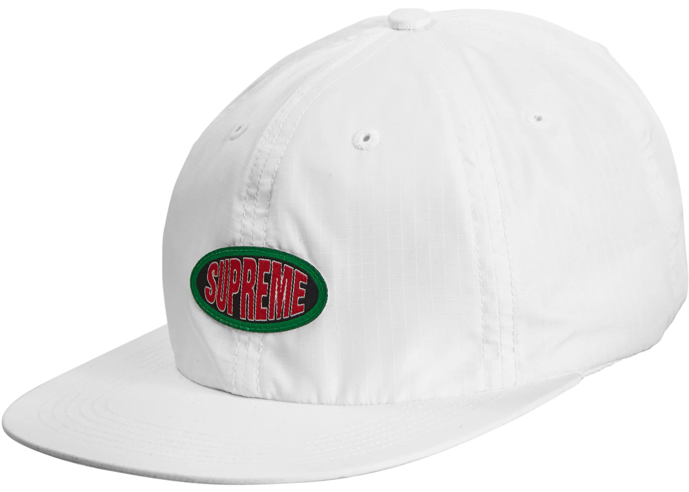 Supreme Oval Label 6-Panel White