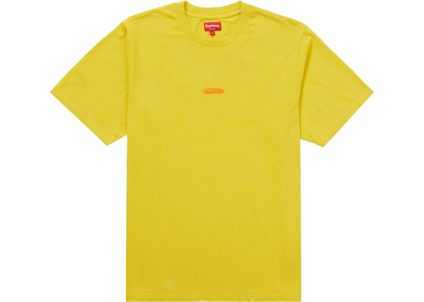 Supreme Oval S/S Top Yellow