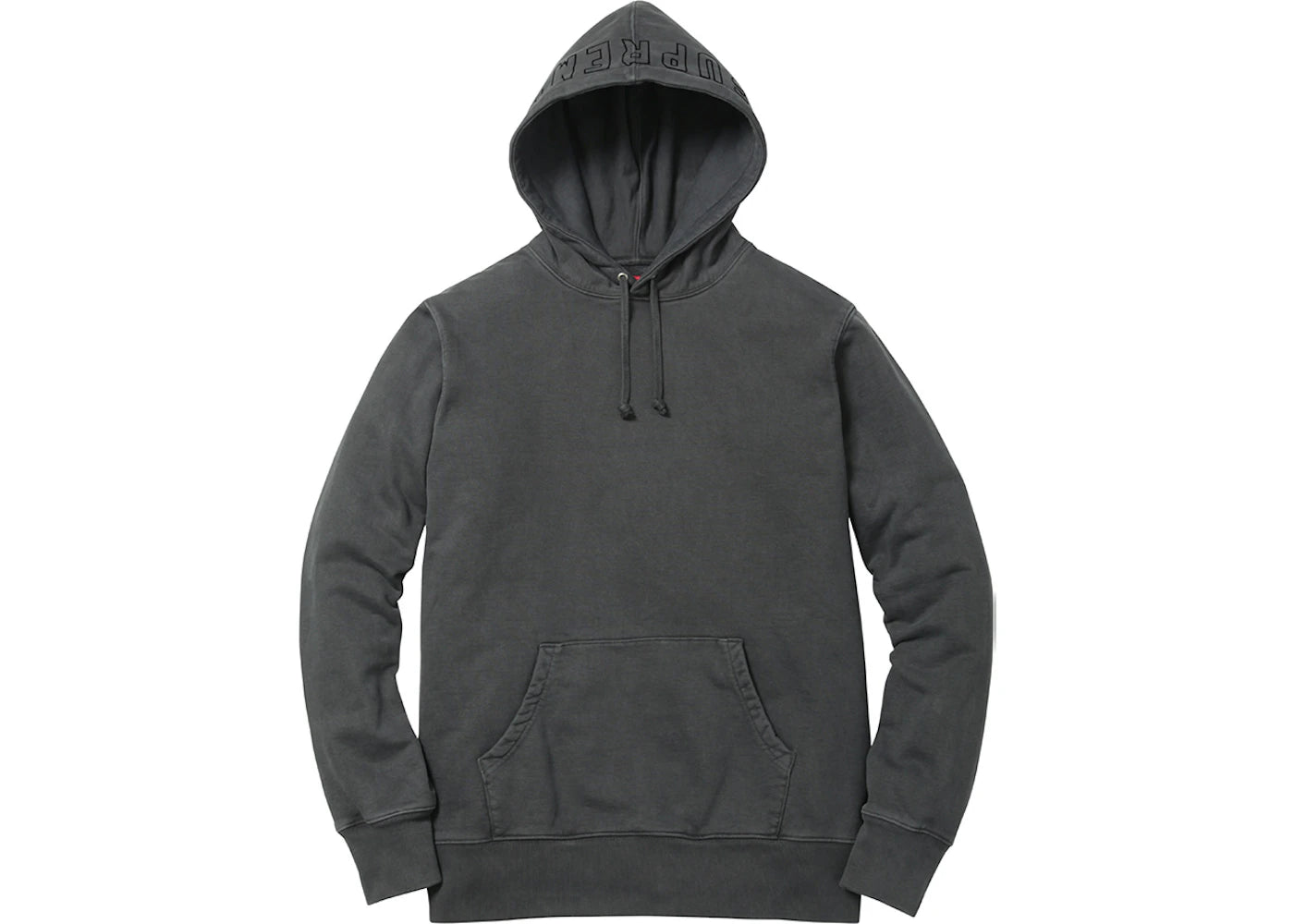 Supreme Over Dyed Hooded Sweatshirt Black