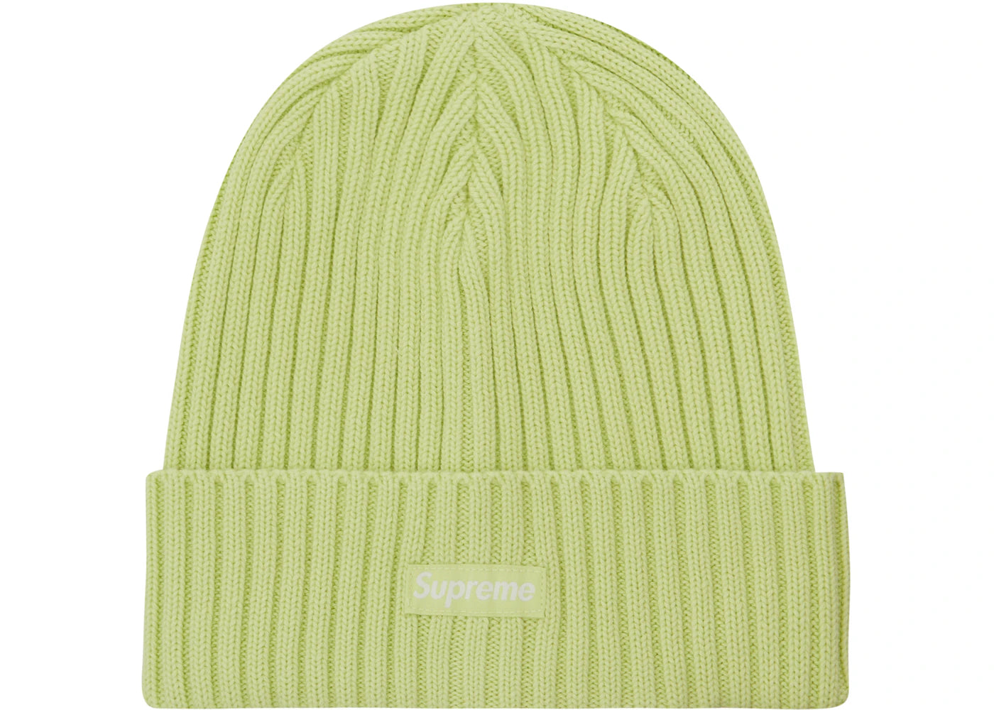 Supreme Overdyed Beanie (SS23) Light Lime