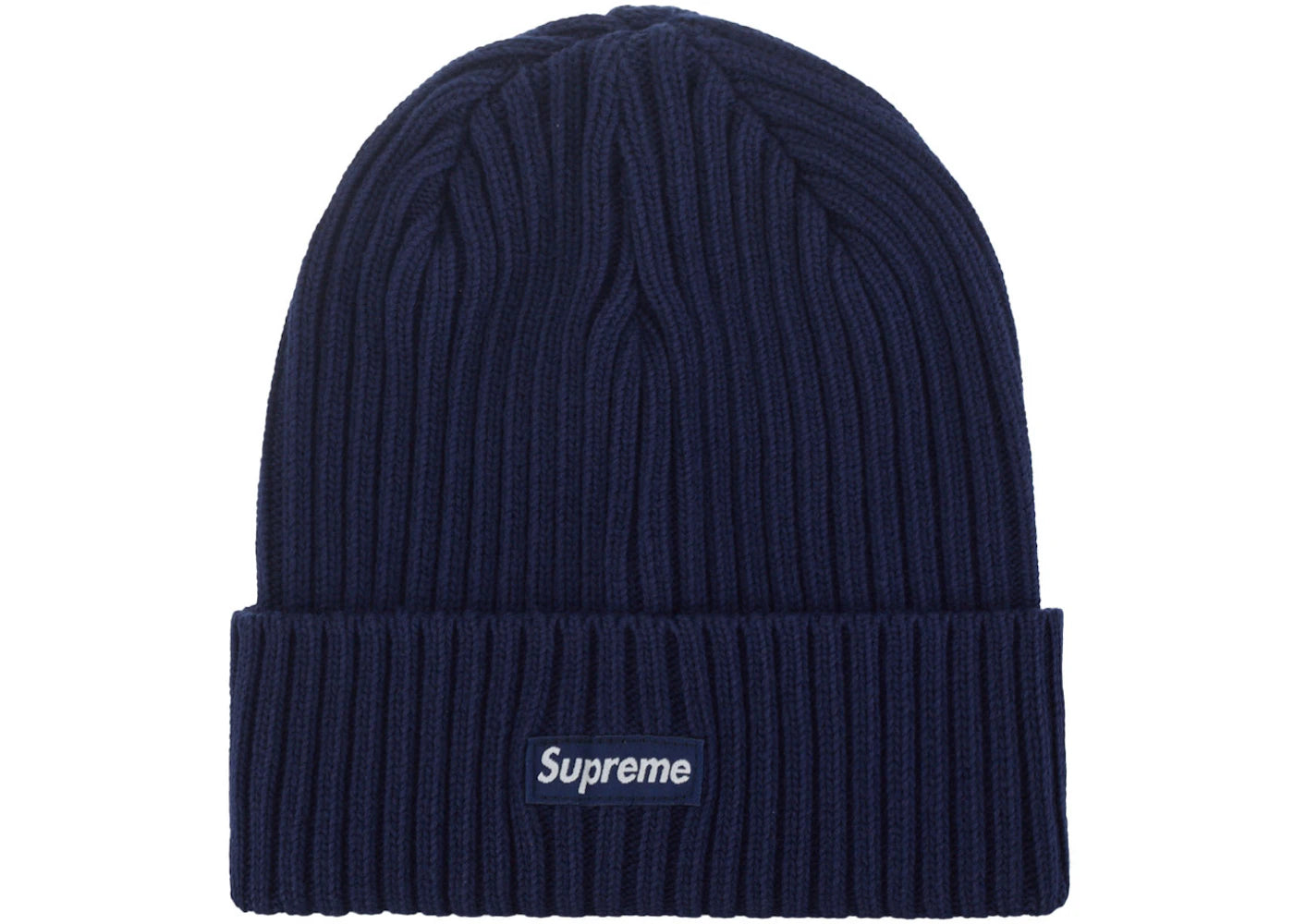 Supreme Overdyed Beanie (SS24) Navy