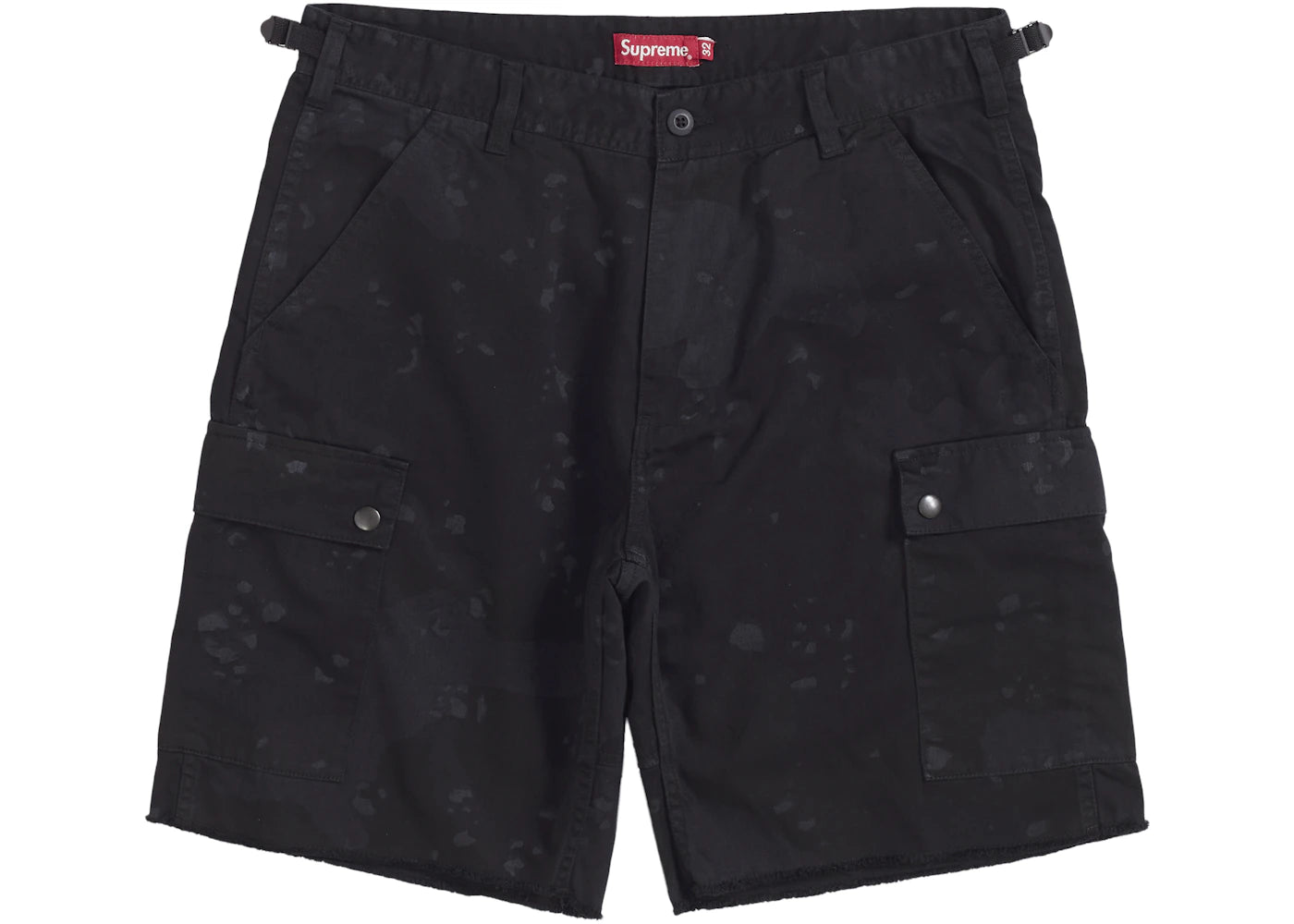 Supreme Overdyed Camo Cargo Short Black