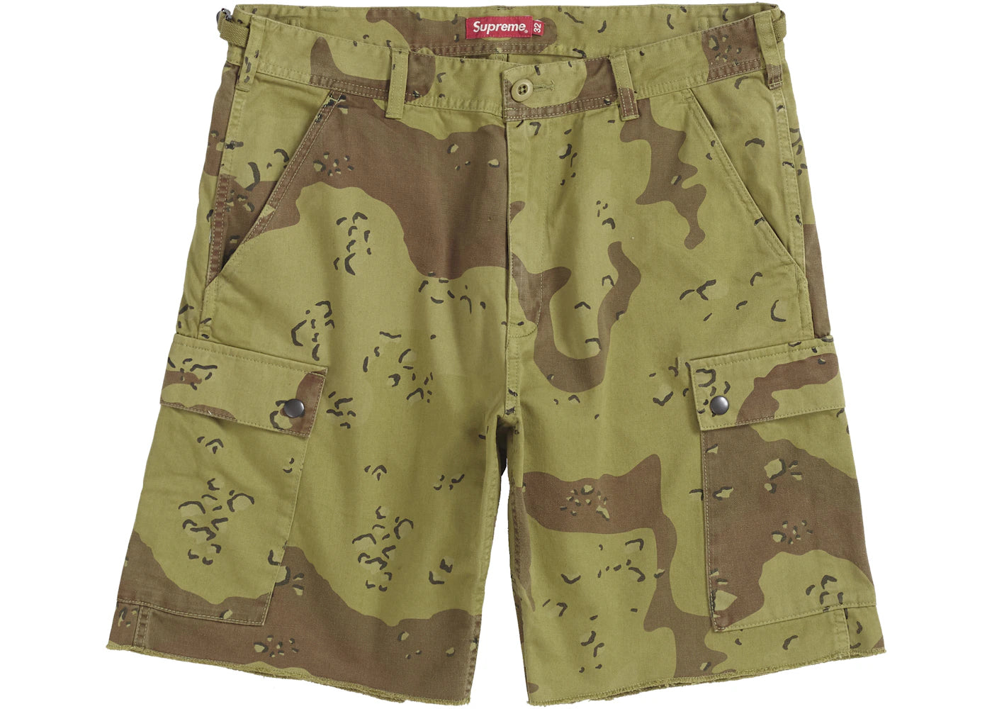 Supreme Overdyed Camo Cargo Short Green