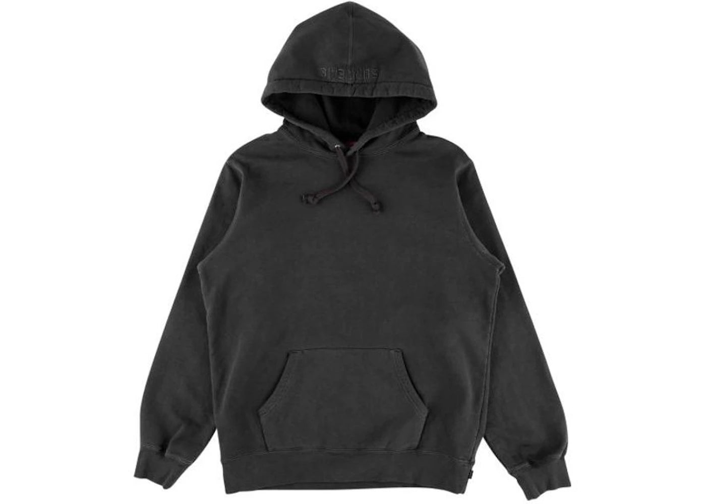 Supreme Overdyed Hooded Sweatshirt (SS18) Black