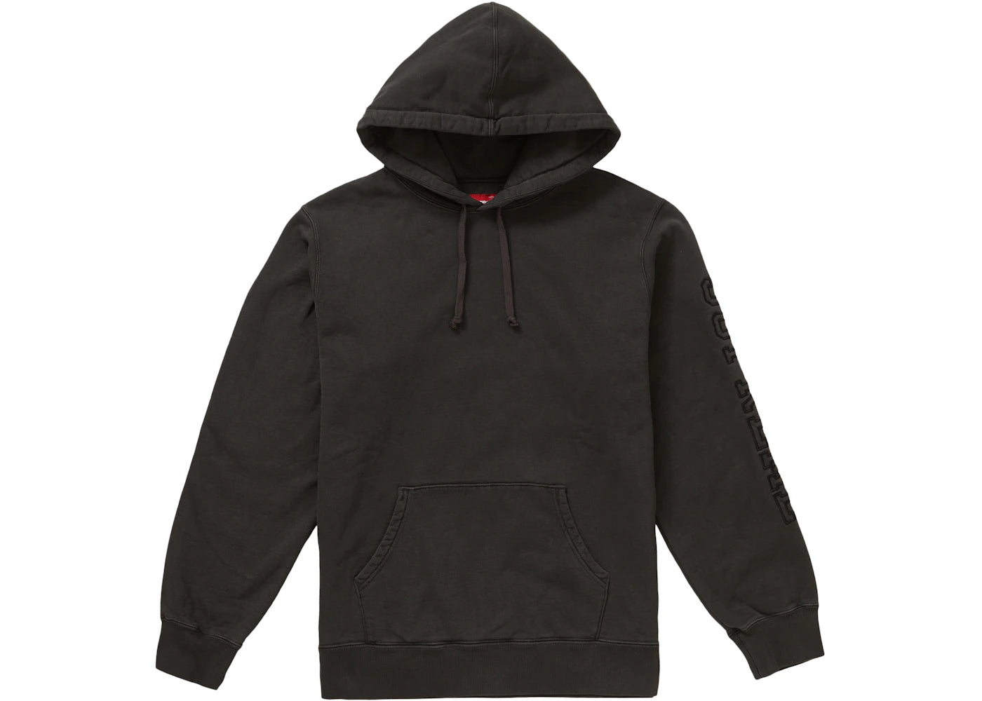 Supreme Overdyed Hooded Sweatshirt Black
