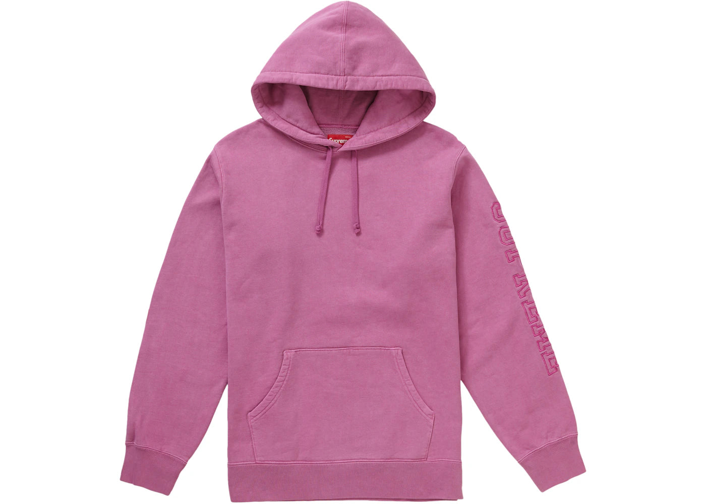 Supreme Overdyed Hooded Sweatshirt Magenta