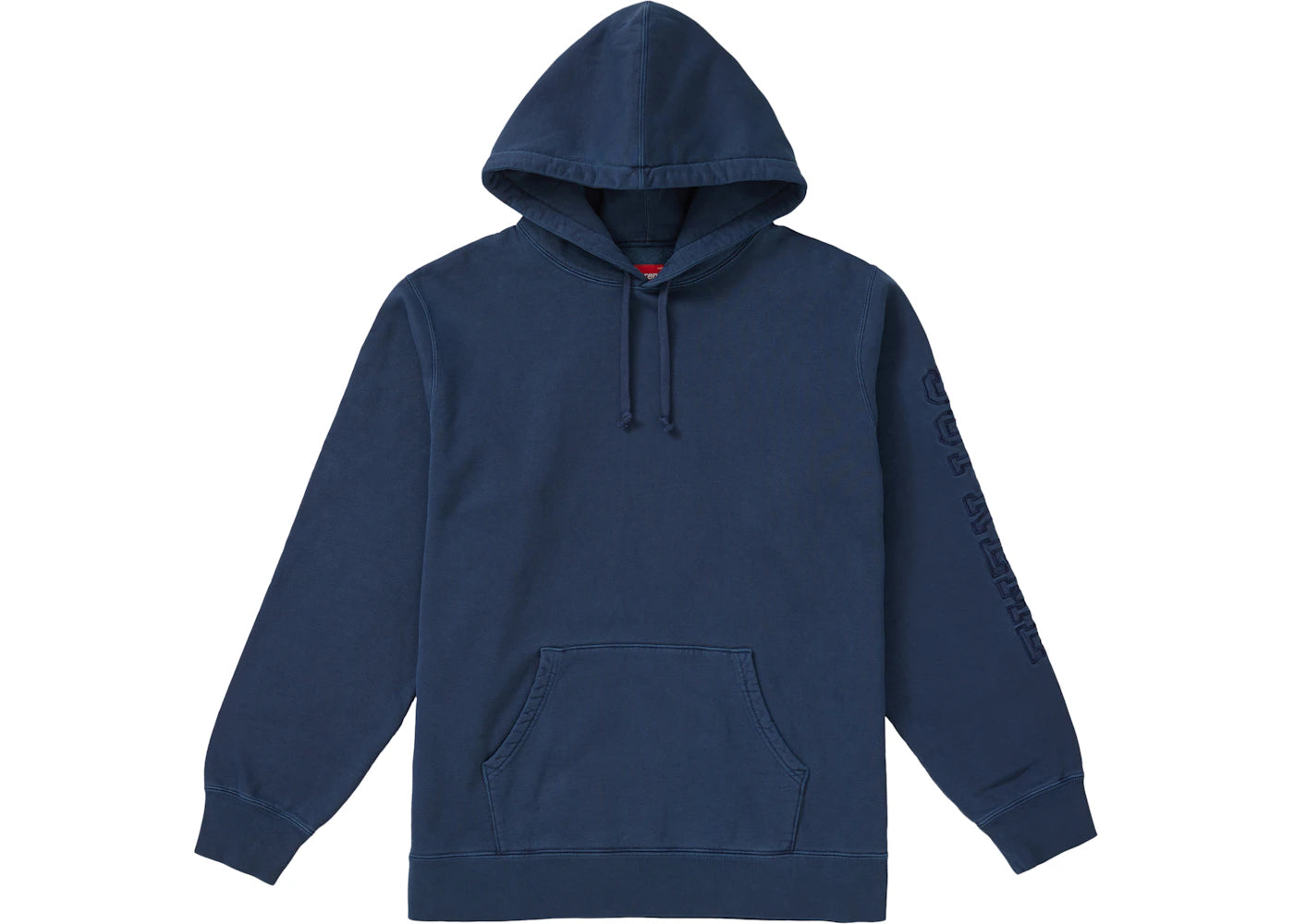 Supreme Overdyed Hooded Sweatshirt Navy