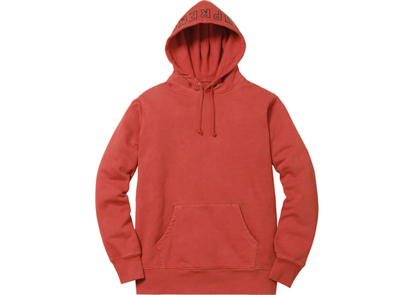 Supreme Overdyed Hoodie Brick