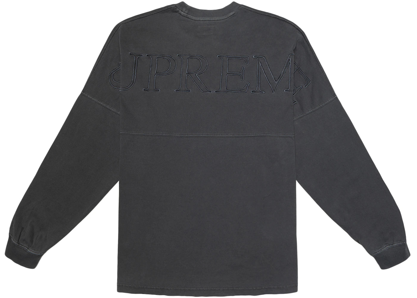 Supreme Overdyed L/S Top Black