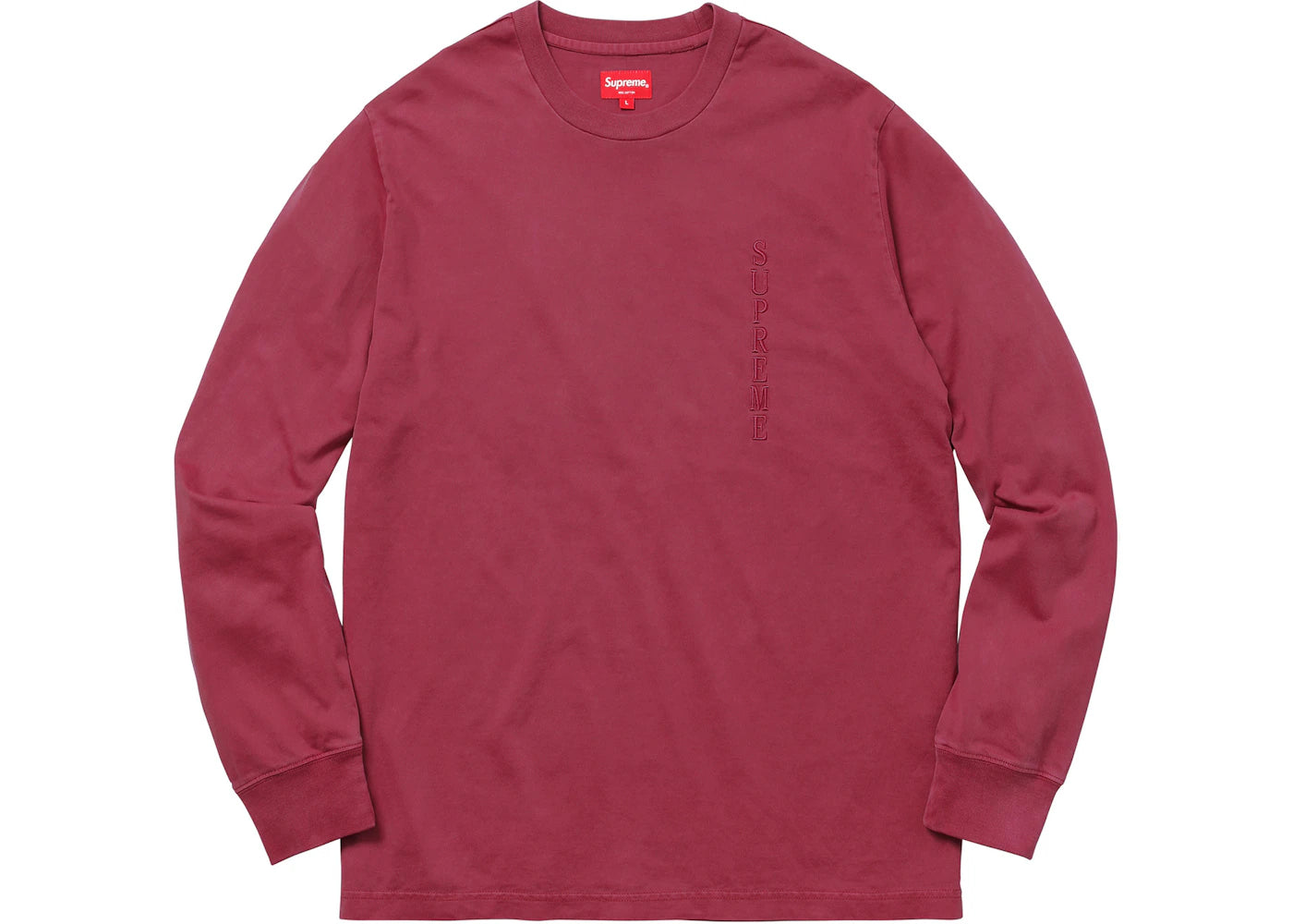 Supreme Overdyed L/S Top Magenta