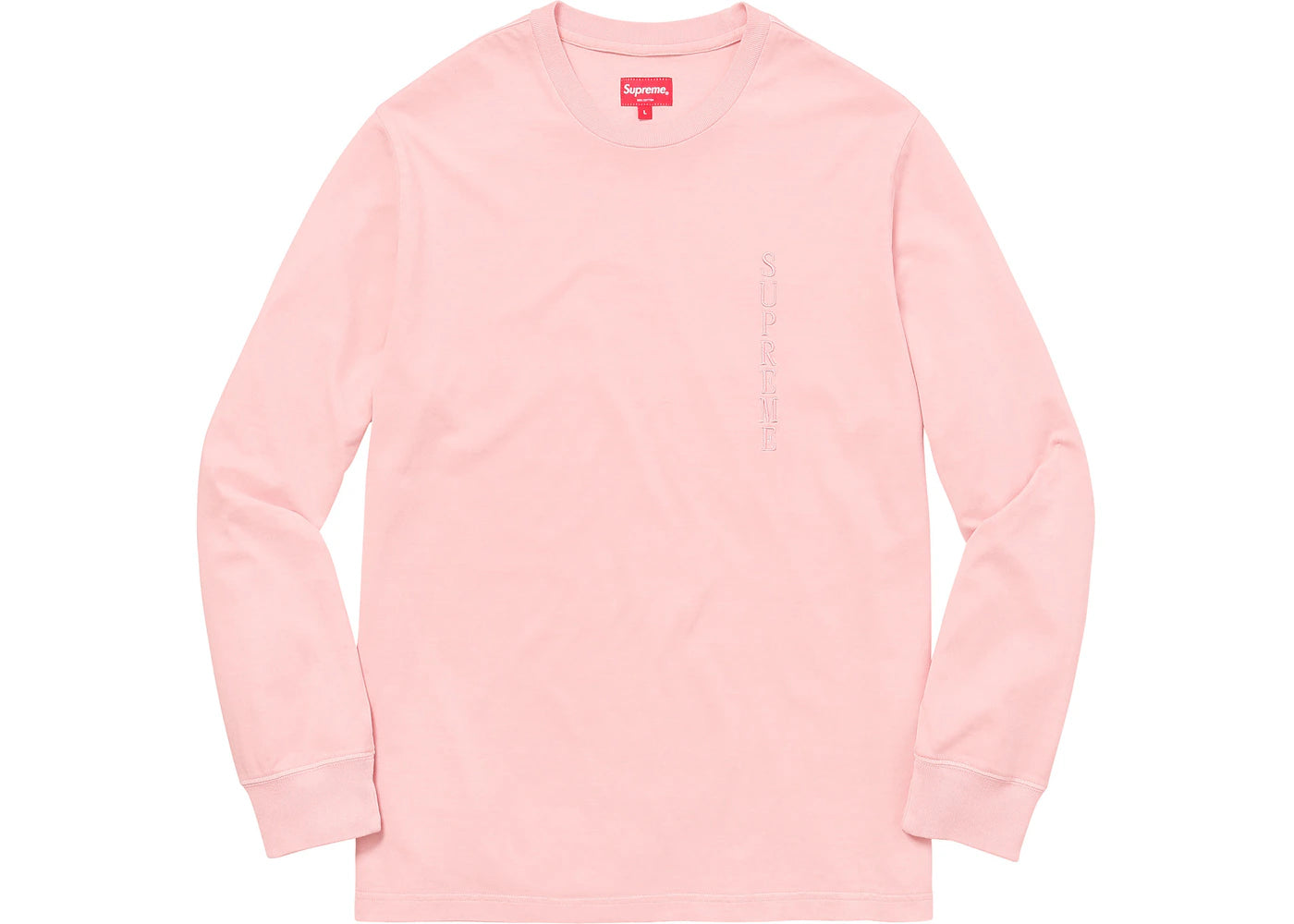 Supreme Overdyed L/S Top Pink