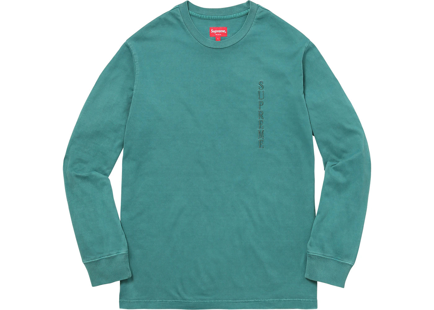 Supreme Overdyed L/S Top Teal