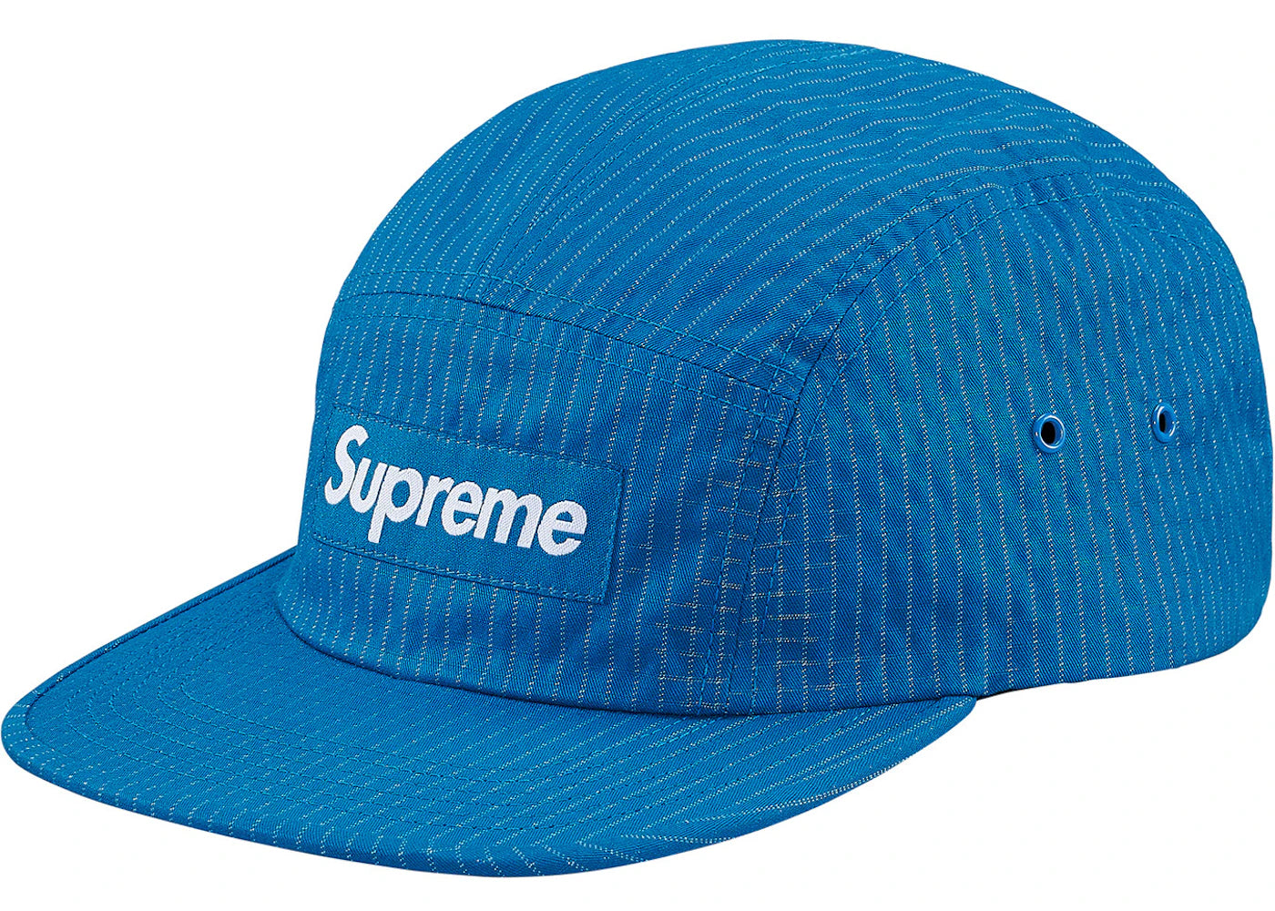 Supreme Overdyed Ripstop Camp Cap Blue