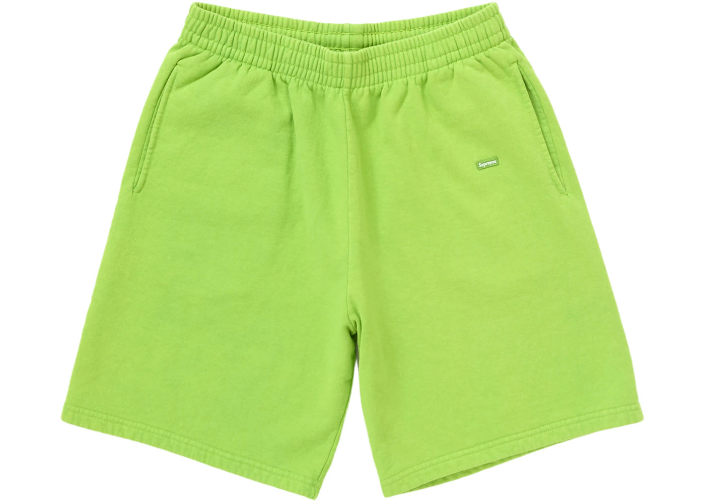 Supreme Overdyed Small Box Sweatshort Lime