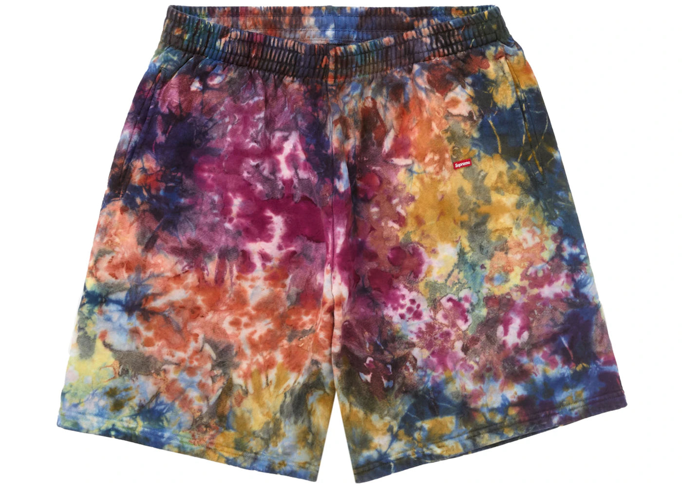 Supreme Overdyed Small Box Sweatshort Multicolor