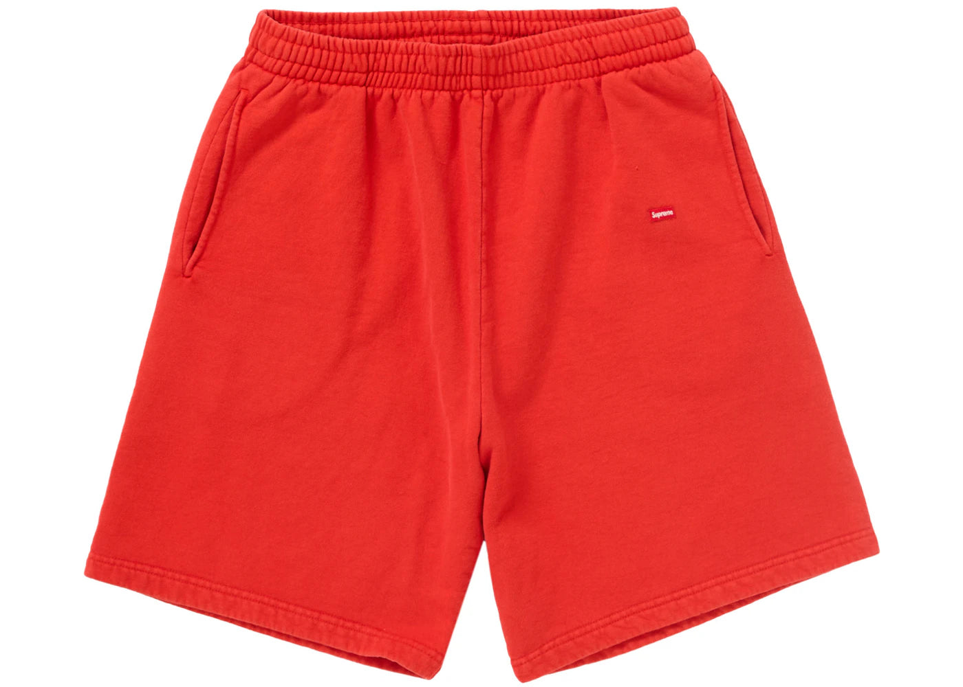 Supreme Overdyed Small Box Sweatshort Red