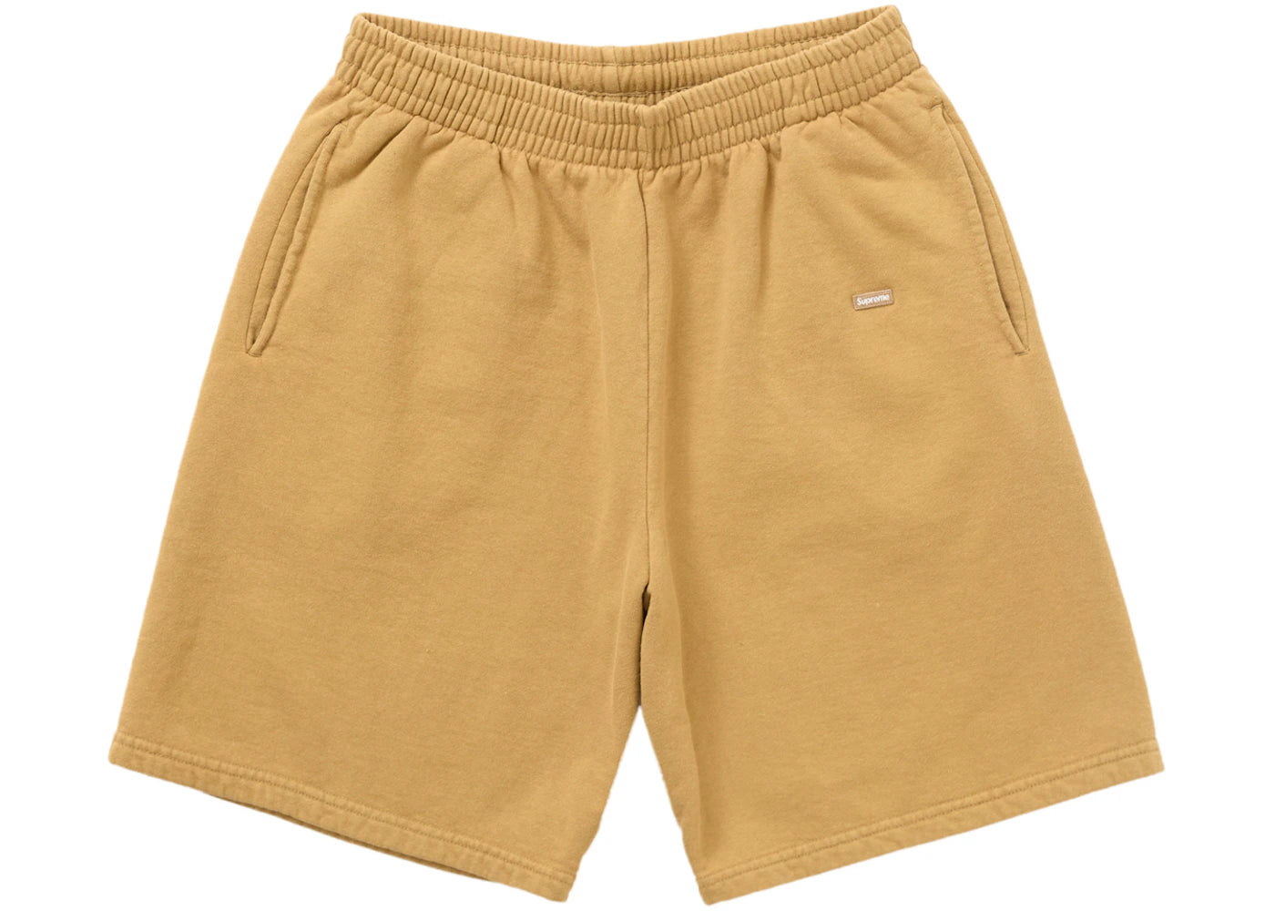 Supreme Overdyed Small Box Sweatshort Sand