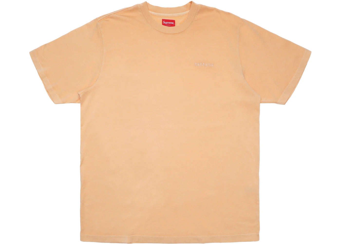 Supreme Overdyed Tee Peach