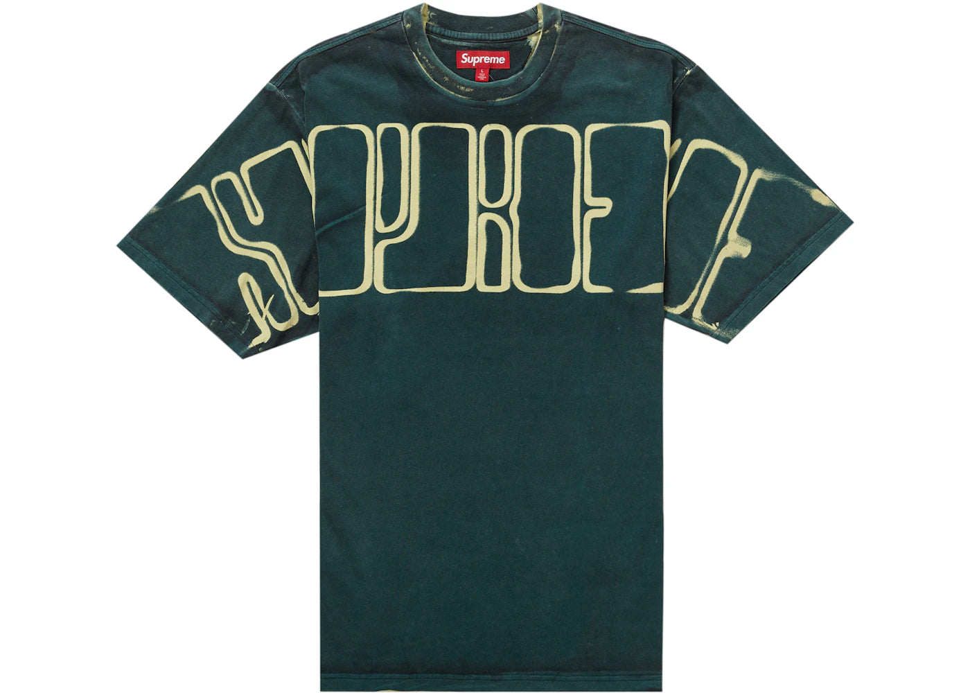 Supreme Overprint Knockout S/S Top Dark Teal