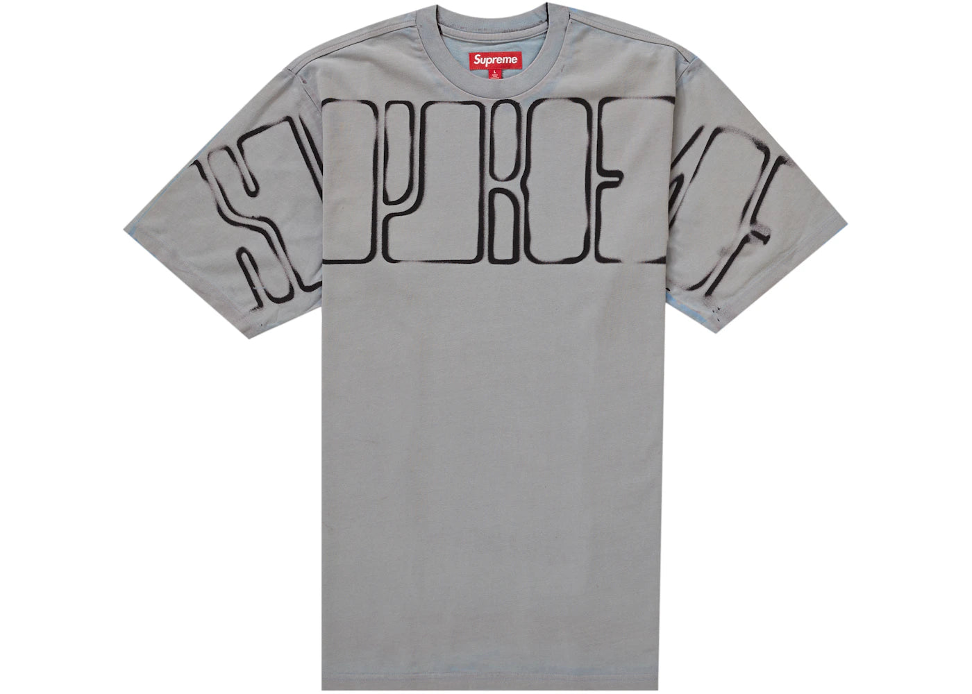 Supreme Overprint Knockout S/S Top Slate