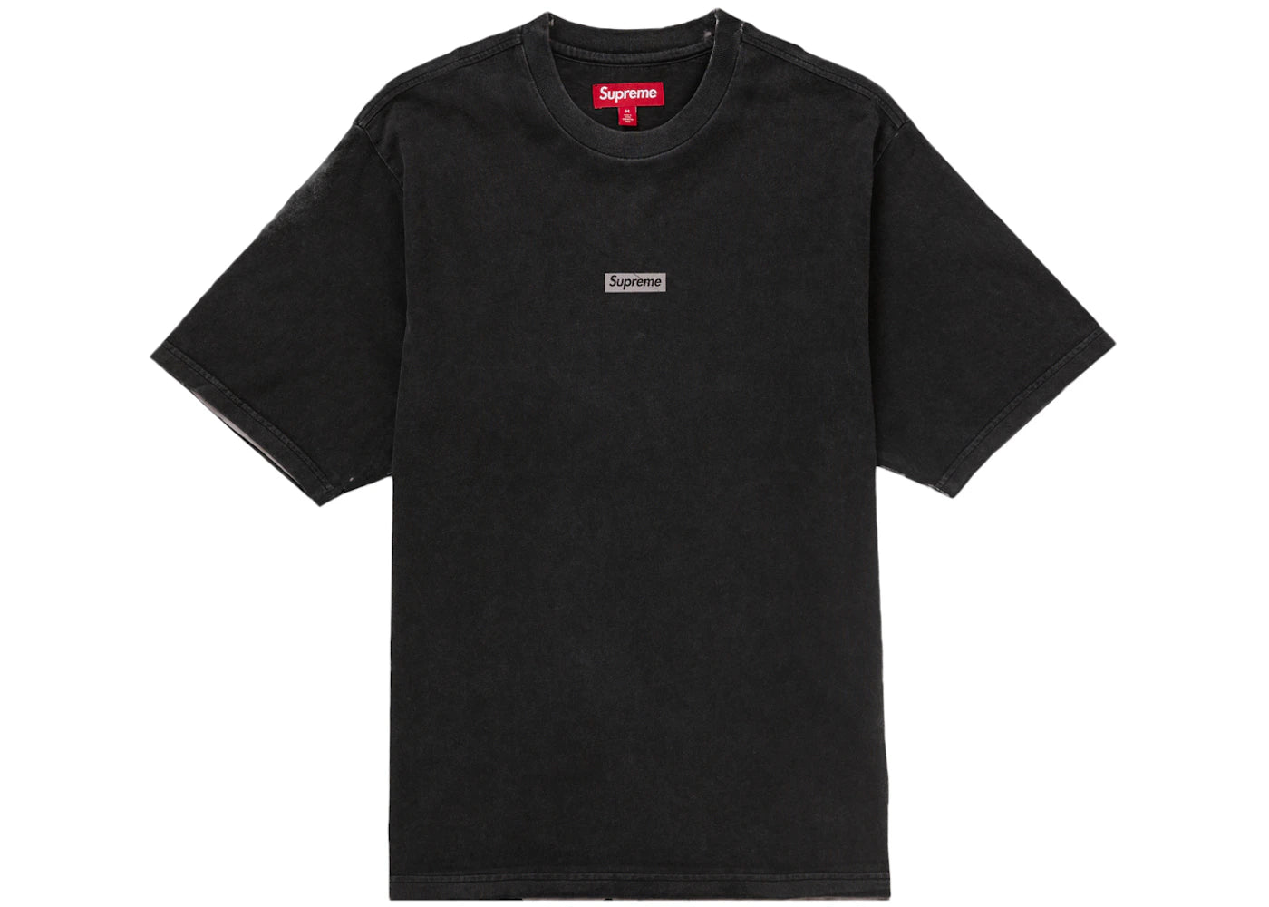 Supreme Overprint Small Box S/S Top Black