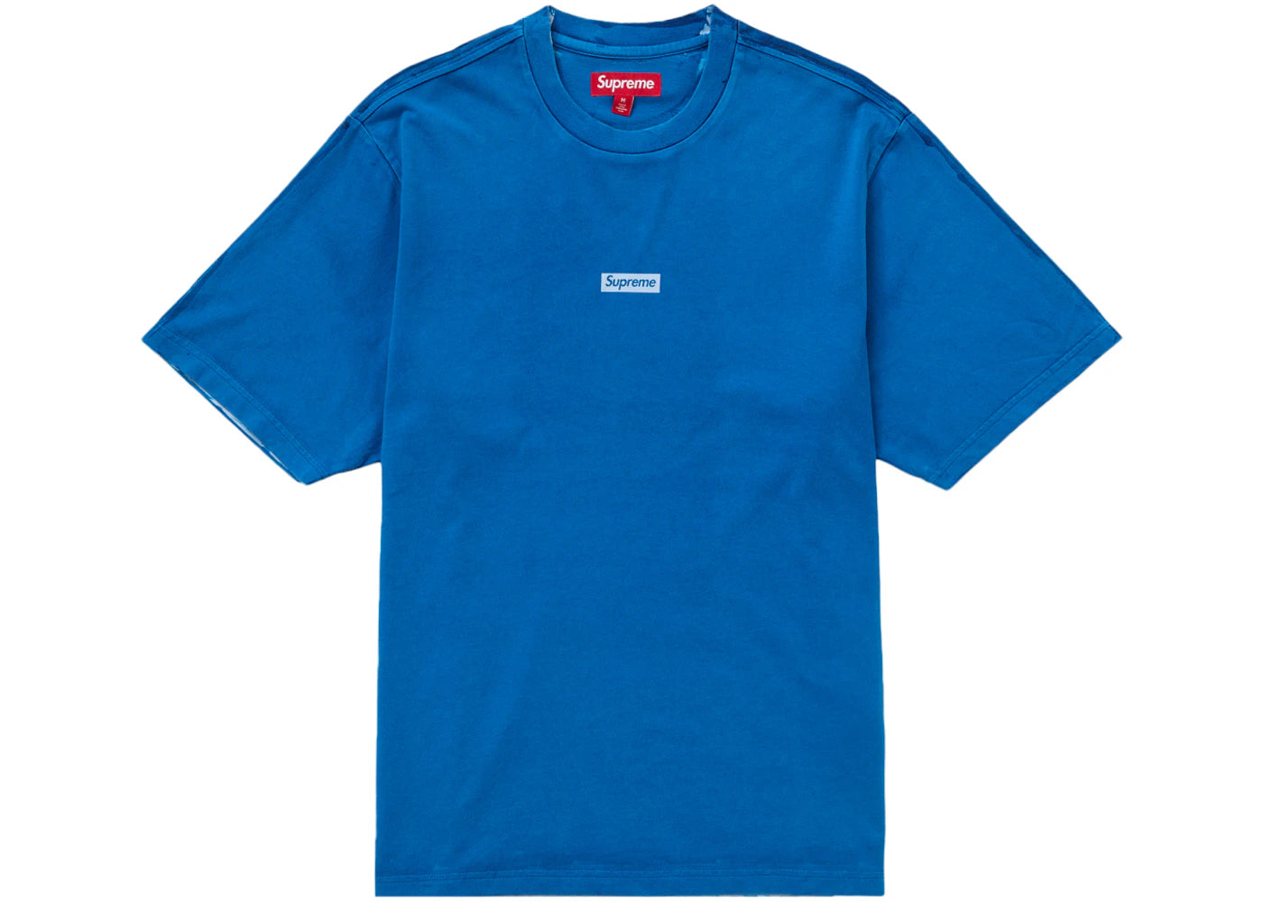 Supreme Overprint Small Box S/S Top Blue
