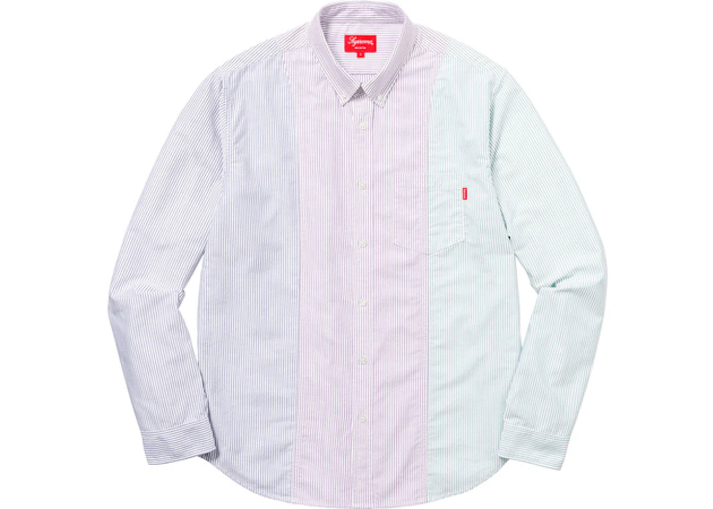 Supreme Oxford Shirt (SS18) Navy/Purple