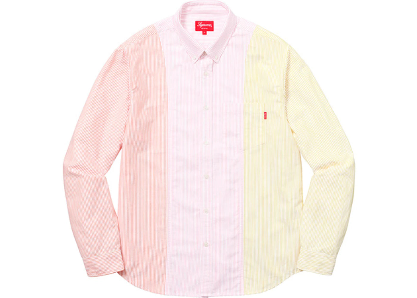 Supreme Oxford Shirt (SS18) Orange/Pink