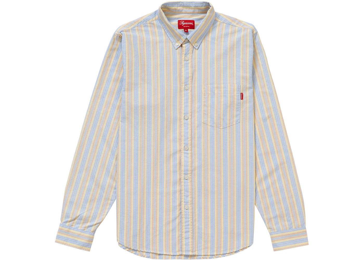 Supreme Oxford Shirt (SS19) Yellow Stripe