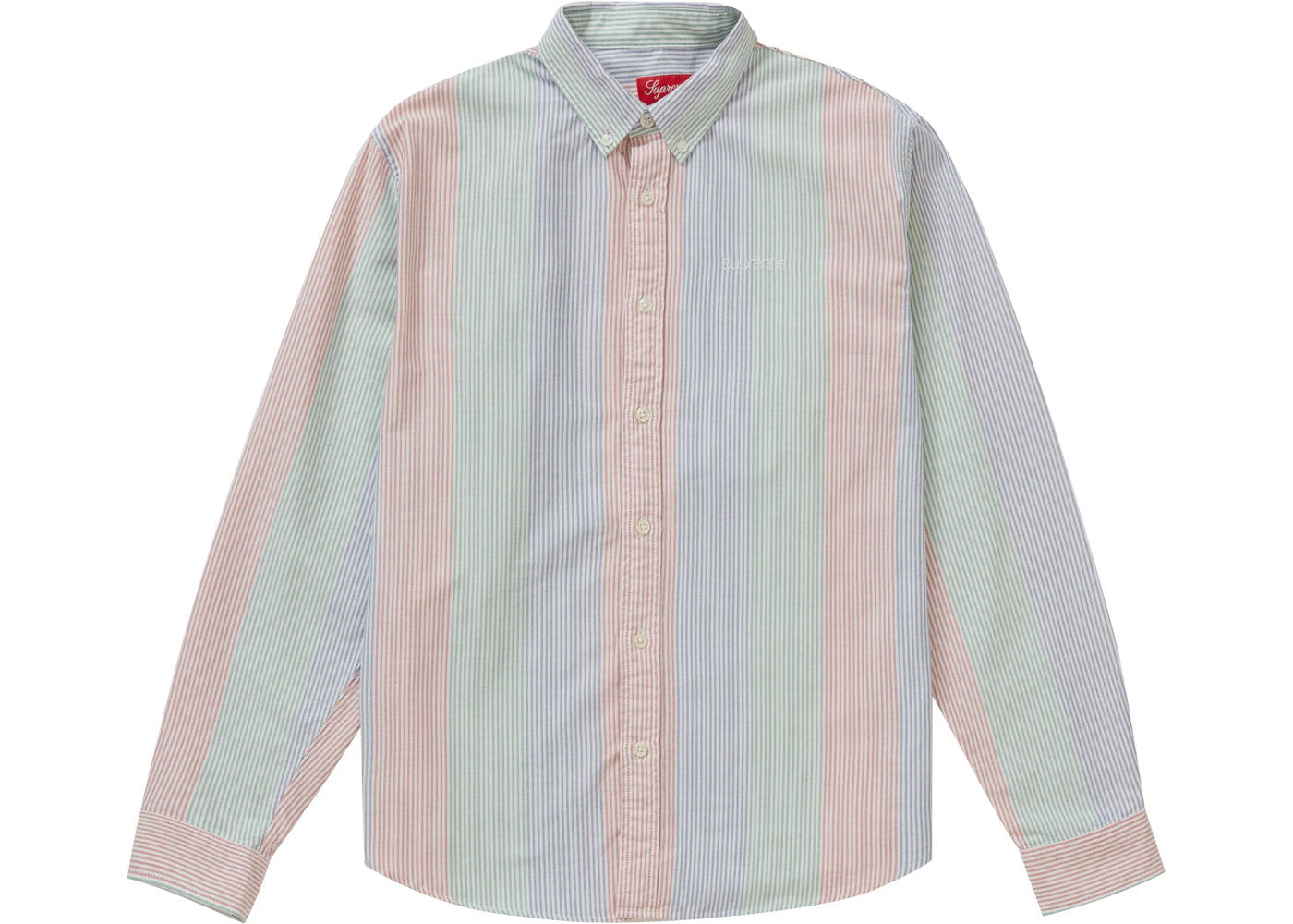 Supreme Oxford Shirt (SS20) Red Multi Stripe