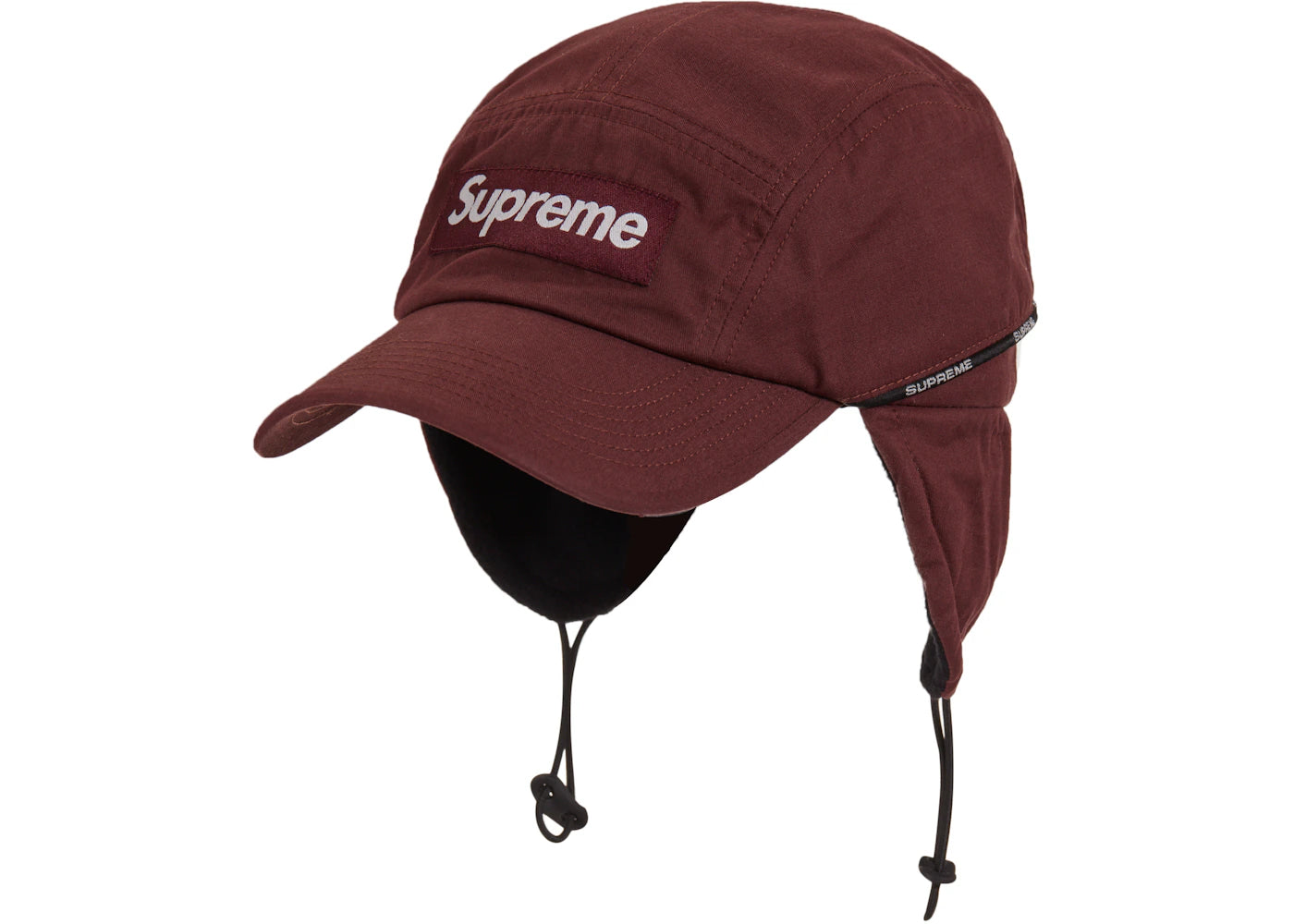 Supreme Packable Earflap Camp Cap Burgundy