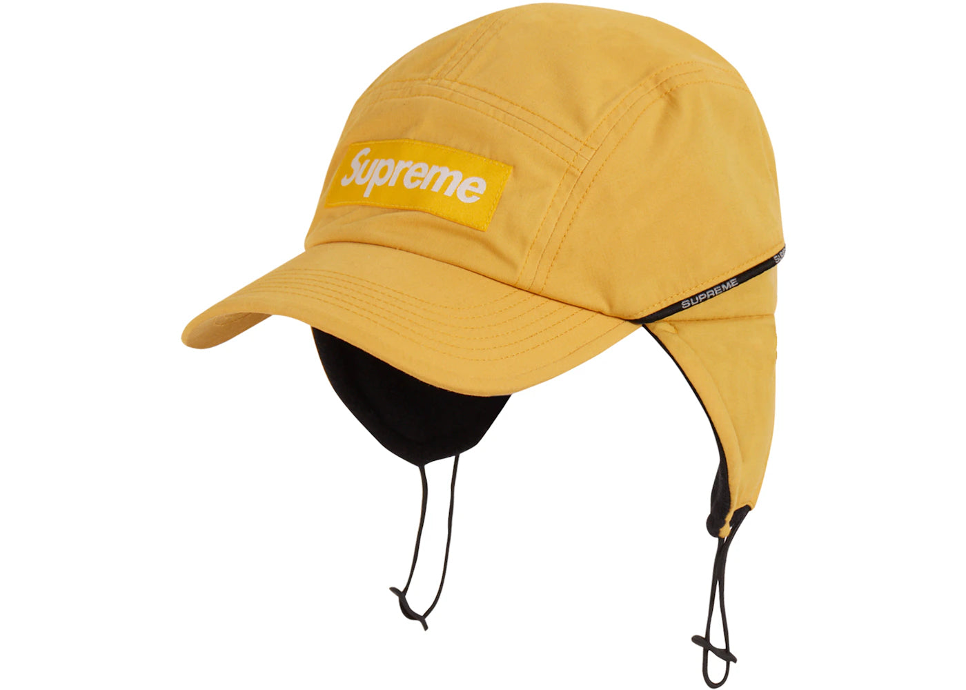 Supreme Packable Earflap Camp Cap Yellow