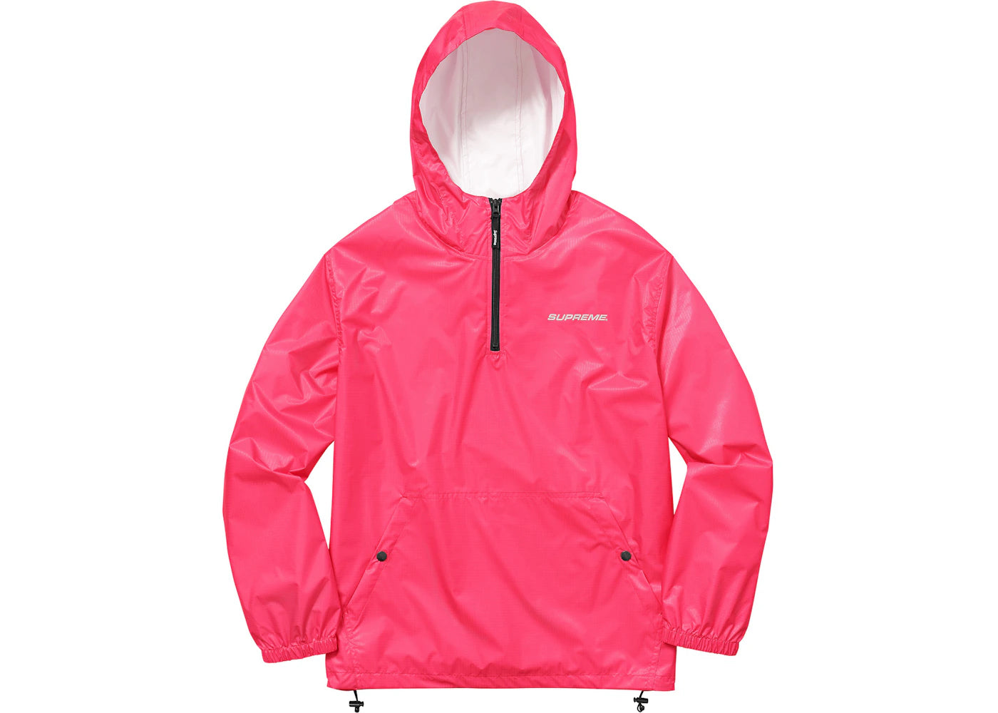 Supreme Packable Ripstop Pullover (With Packable Bag) Pink