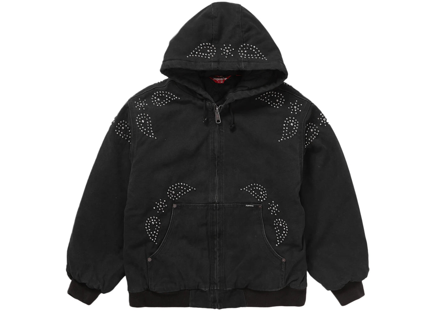 Supreme Paisley Studded Work Jacket Black