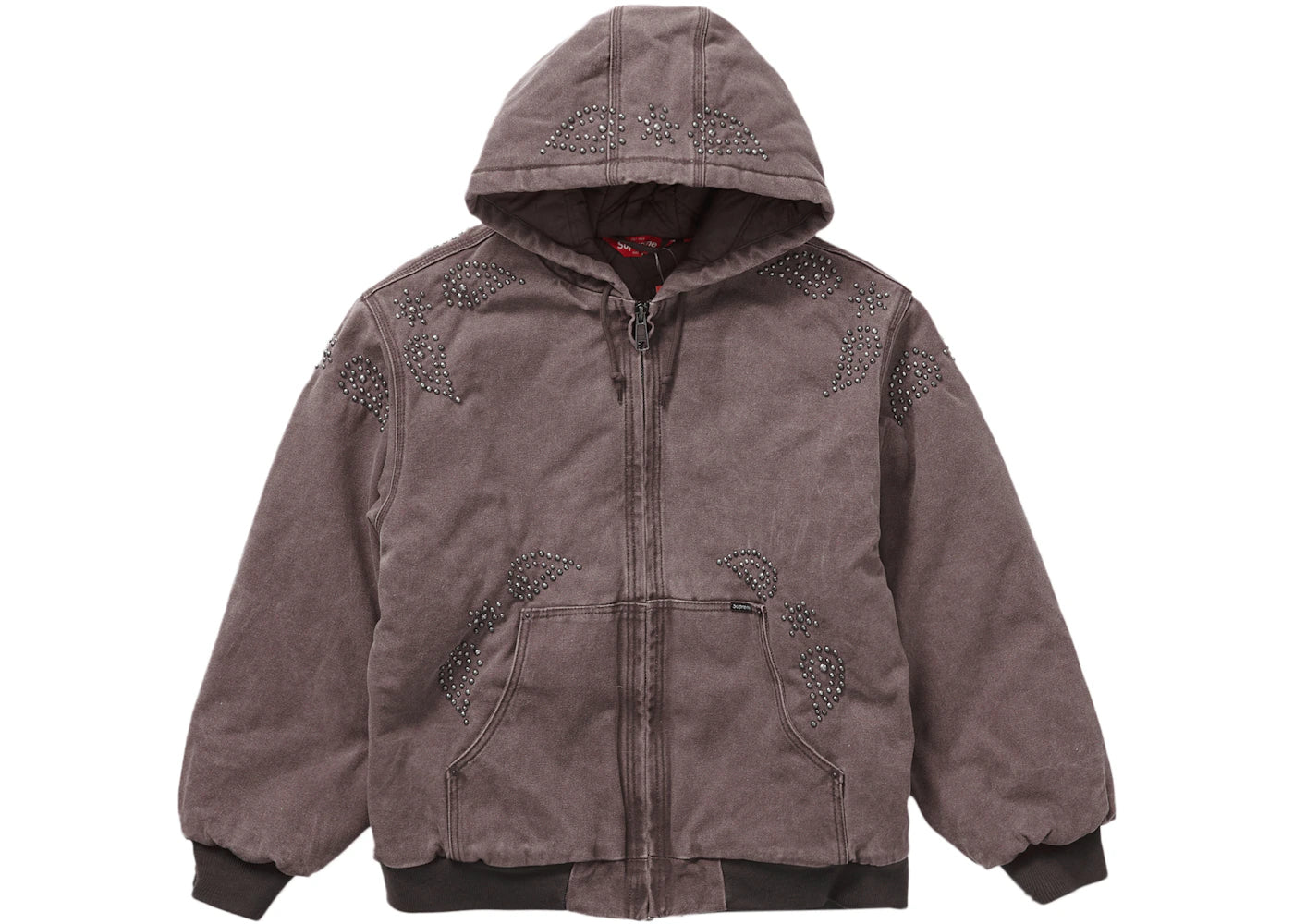 Supreme Paisley Studded Work Jacket Brown