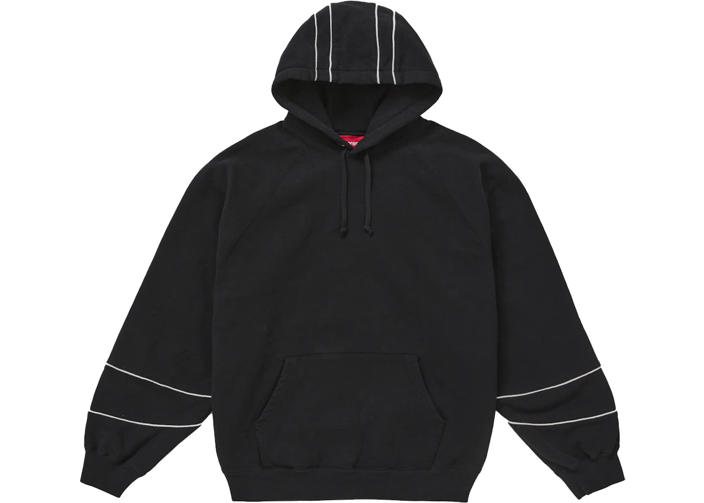 Supreme Paneled Hooded Sweatshirt (SS25) Black