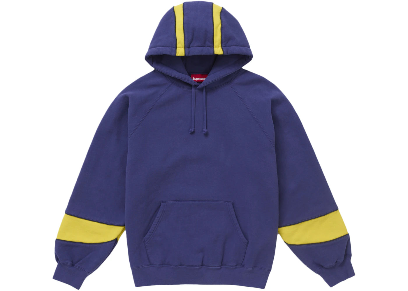 Supreme Paneled Hooded Sweatshirt (SS25) Washed Navy