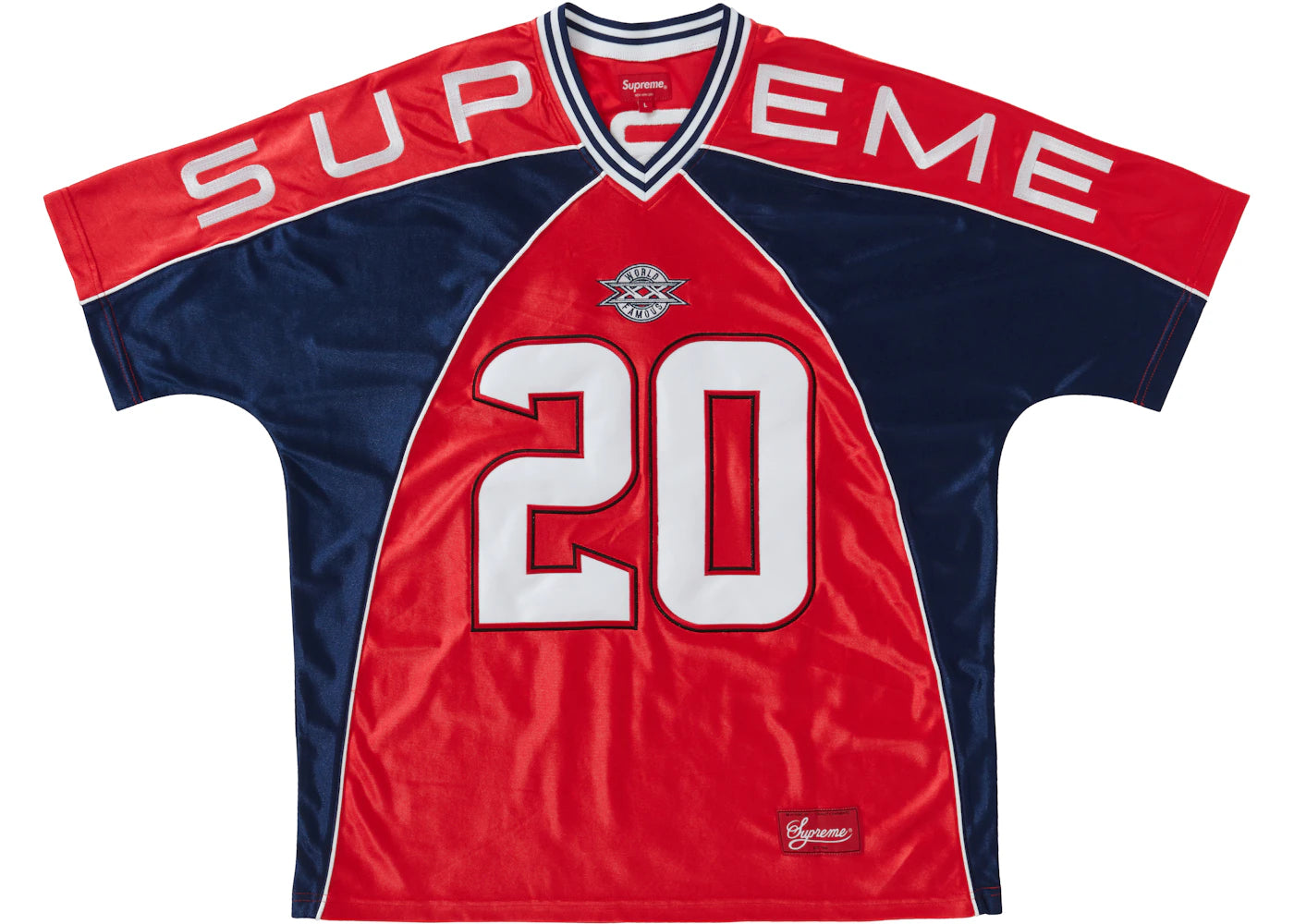 Supreme Paneled Jersey Red