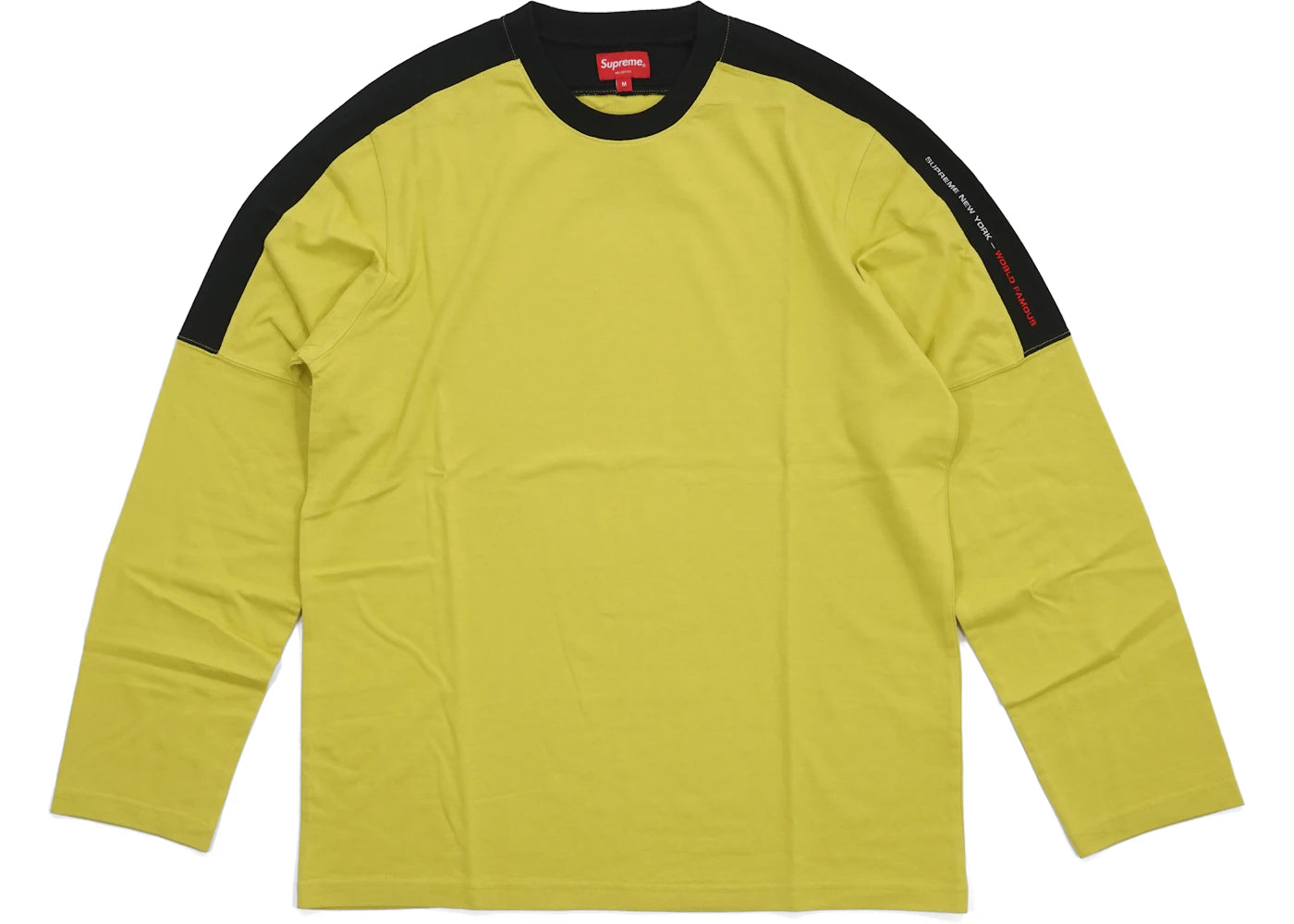 Supreme Paneled L/S Top Acid Green