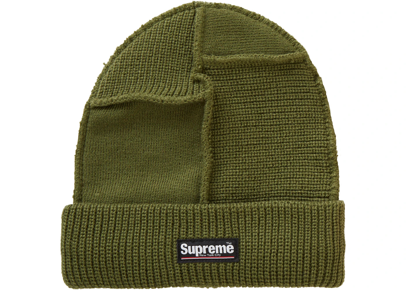 Supreme Paneled Seam Beanie Olive