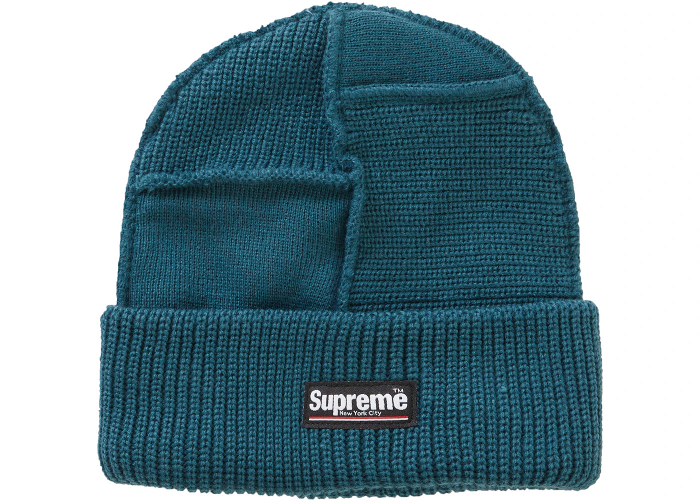 Supreme Paneled Seam Beanie Work Teal