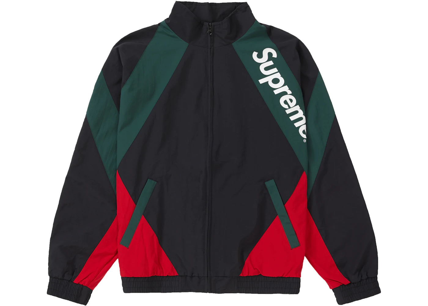 Supreme Paneled Track Jacket Black