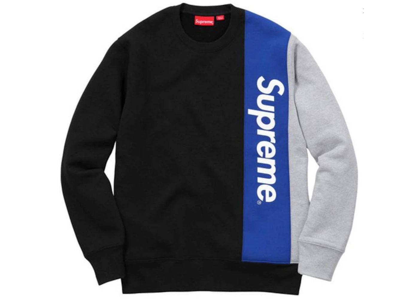 Supreme Panelled Crewneck Black