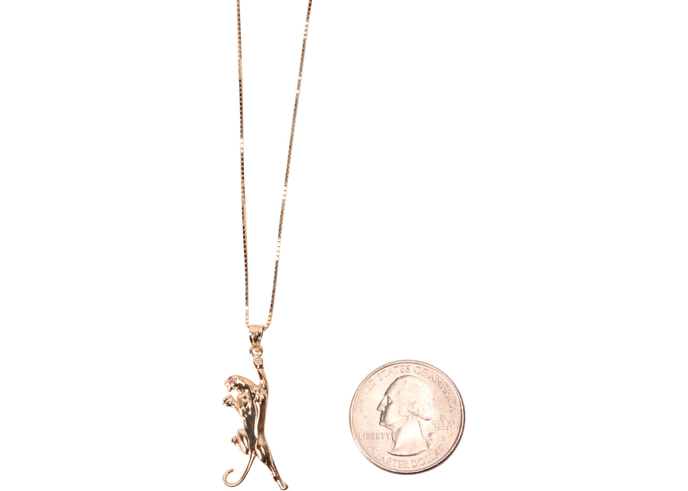 Supreme Panther Gold Pendant Gold