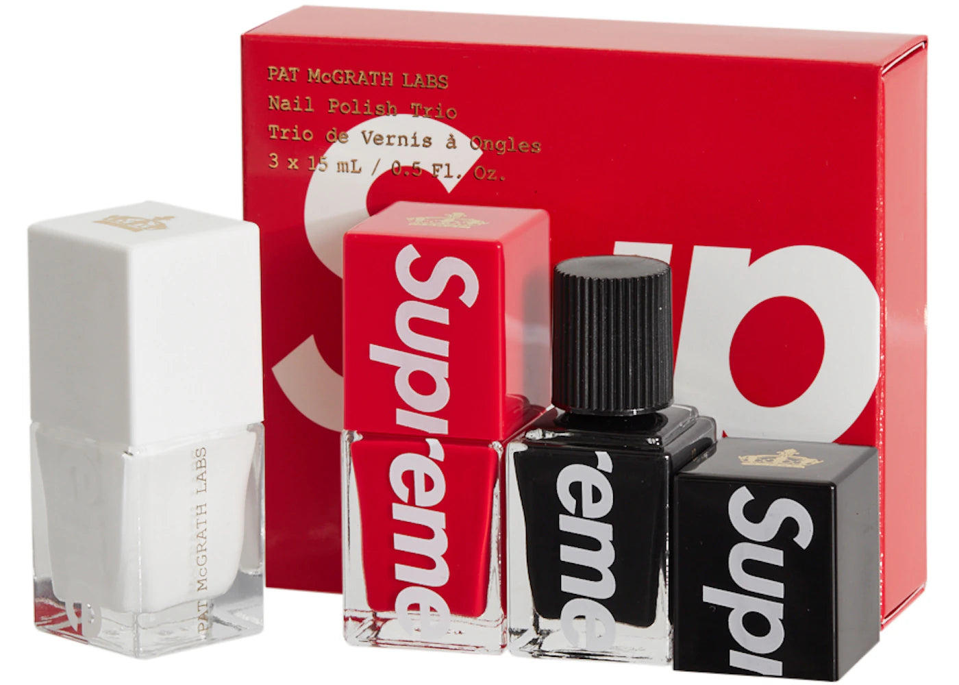 Supreme Pat McGrath Labs Nail Polish (Set of 3) Multicolor