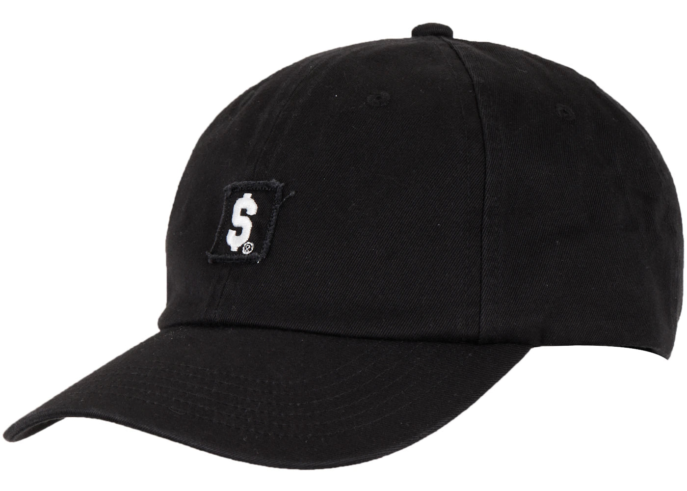 Supreme $ Patch 6-Panel Black