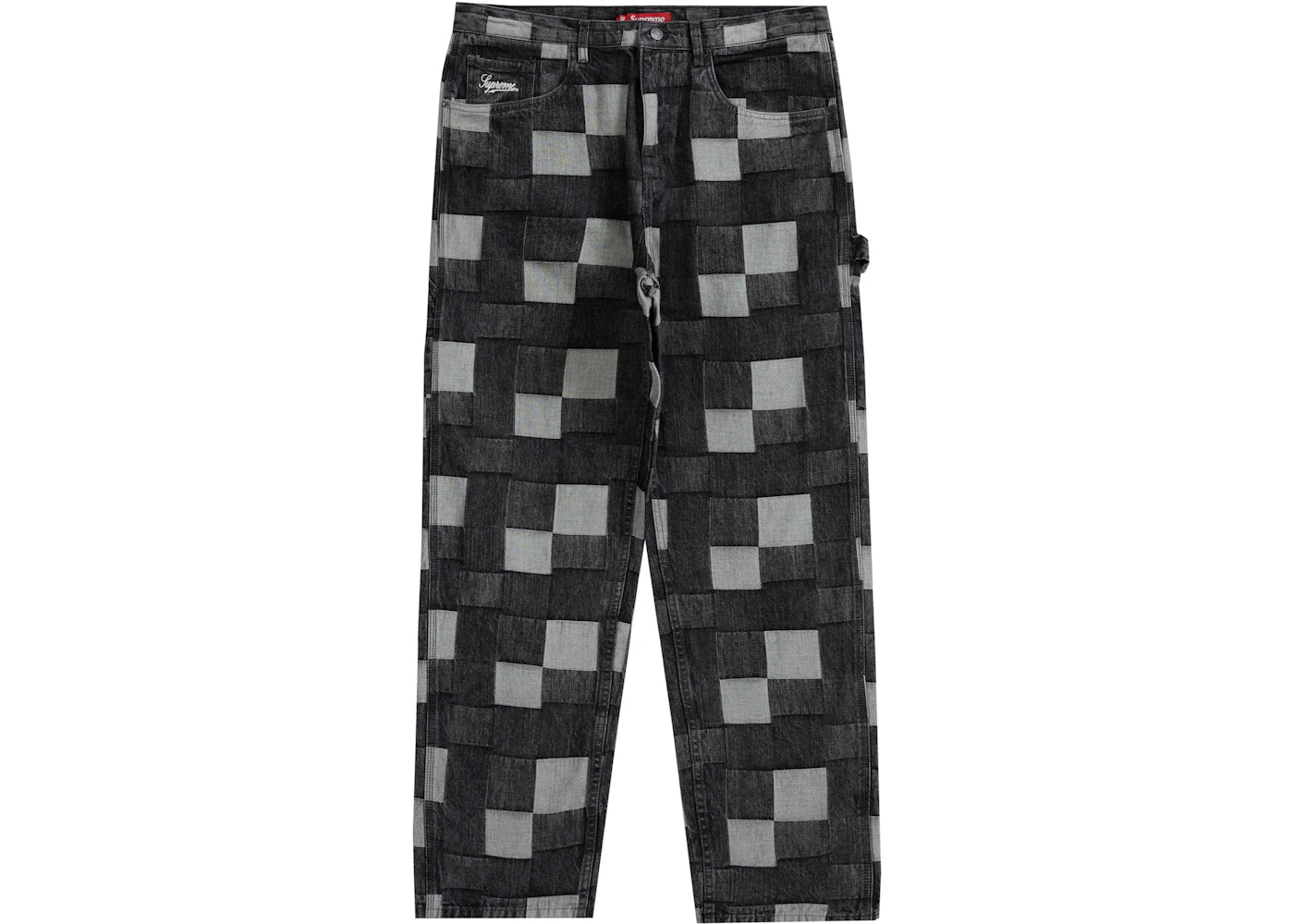 Supreme Patched Denim Pant Black