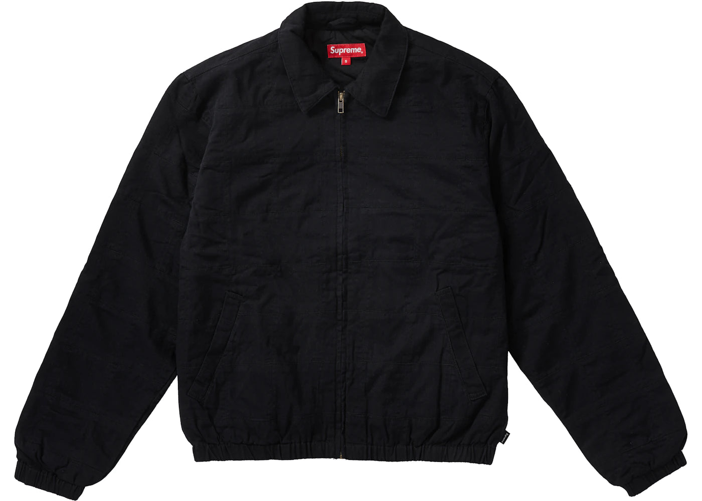 Supreme Patchwork Harrington Jacket Black